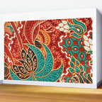 Vintage Indonesian Batik Print Wall Mural Gallery Image 2