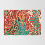 Vintage Indonesian Batik Print Rug Gallery Image 2