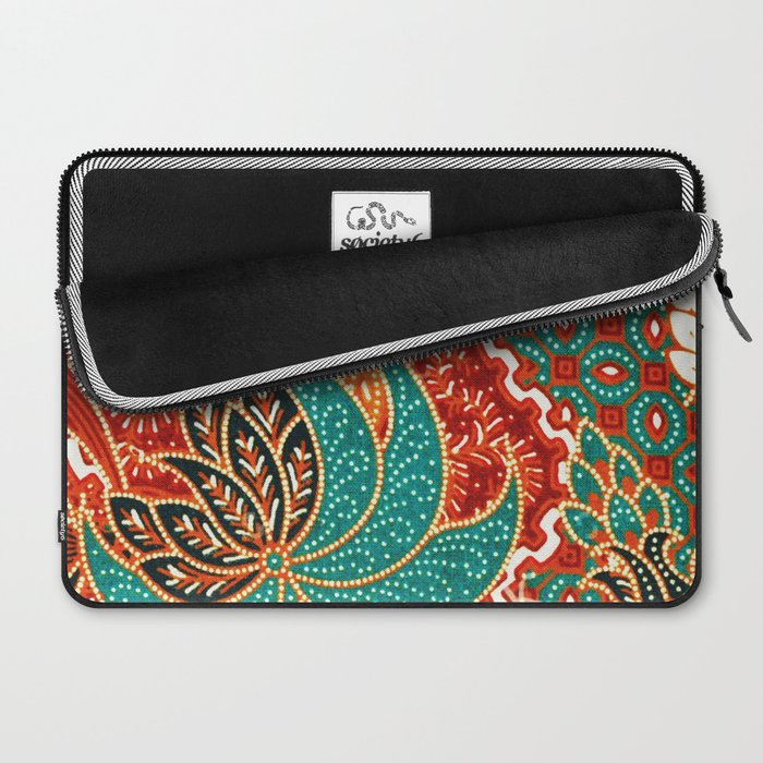 Vintage Indonesian Batik Print Laptop Sleeve Gallery Image 2