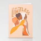 Girl Power - We are limitless  Stationery Card Gallery Image 2