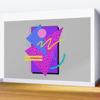 Memphis Pattern 134 - 80s and 90s Retrowave Wall Mural Gallery Image 2