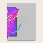 Memphis Pattern 134 - 80s and 90s Retrowave Notebook Gallery Image 4
