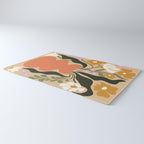 Retro flower pot  Rug Gallery Image 3