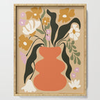Retro flower pot  Serving Tray Gallery Image 1