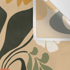 Retro flower pot  Wall Tapestry Gallery Image 3