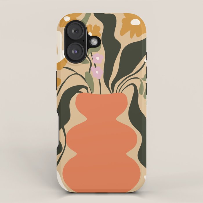 Retro flower pot  iPhone Case Gallery Image 1
