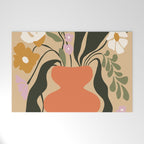 Retro flower pot  Welcome Mat Gallery Image 1