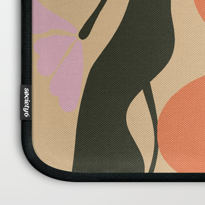 Retro flower pot  Laptop Sleeve Gallery Image 3