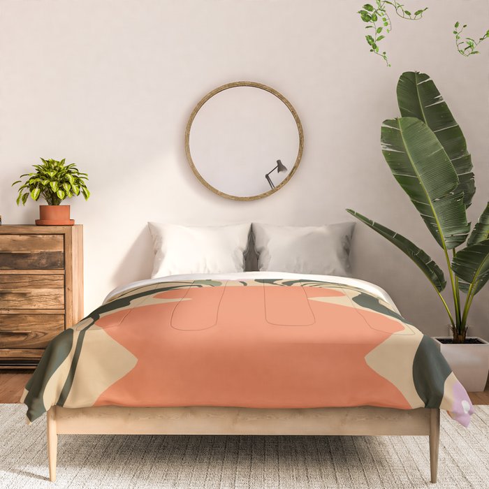 Retro flower pot  Comforter Gallery Image 3