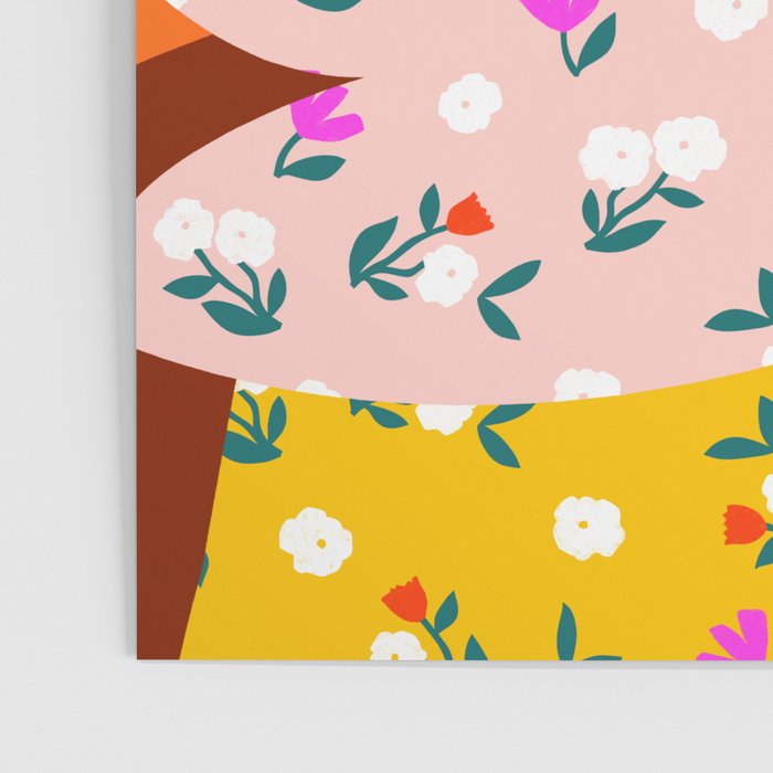 Dainty Floral Beauty - Orange Hair Poster Gallery Image 3