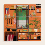 Puerto Rico Kitchen Wood Wall Art Gallery Image 1