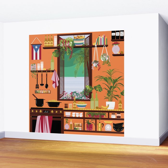 Puerto Rico Kitchen Wall Mural Gallery Image 2