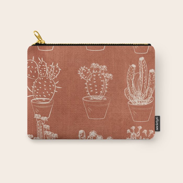 Minimalist Cactus Art 1 Carry All Pouch Gallery Image 1