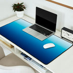 Sky and Ocean Blue Ombre Desk Mat Gallery Image 2