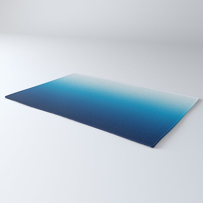 Sky and Ocean Blue Ombre Rug Gallery Image 3