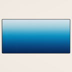 Sky and Ocean Blue Ombre Desk Mat Gallery Image 3