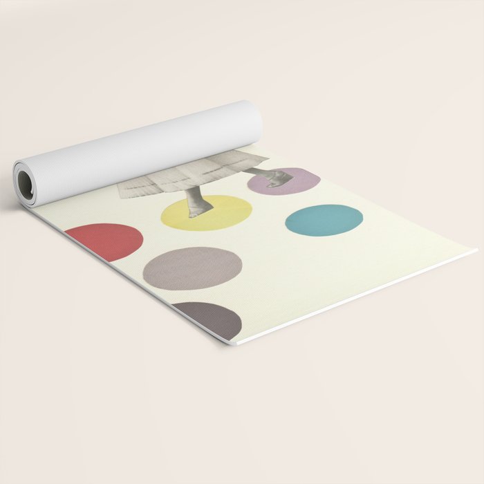 Bird Lady Yoga Mat Gallery Image 2