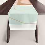 Soft Abstract Shapes 13 Table Runner Gallery Image 1