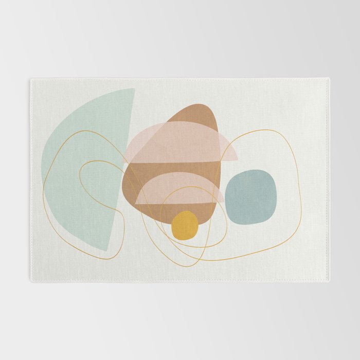 Soft Abstract Shapes 13 Rug Gallery Image 2