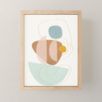 Soft Abstract Shapes 13 Mini Art Print Gallery Image 1