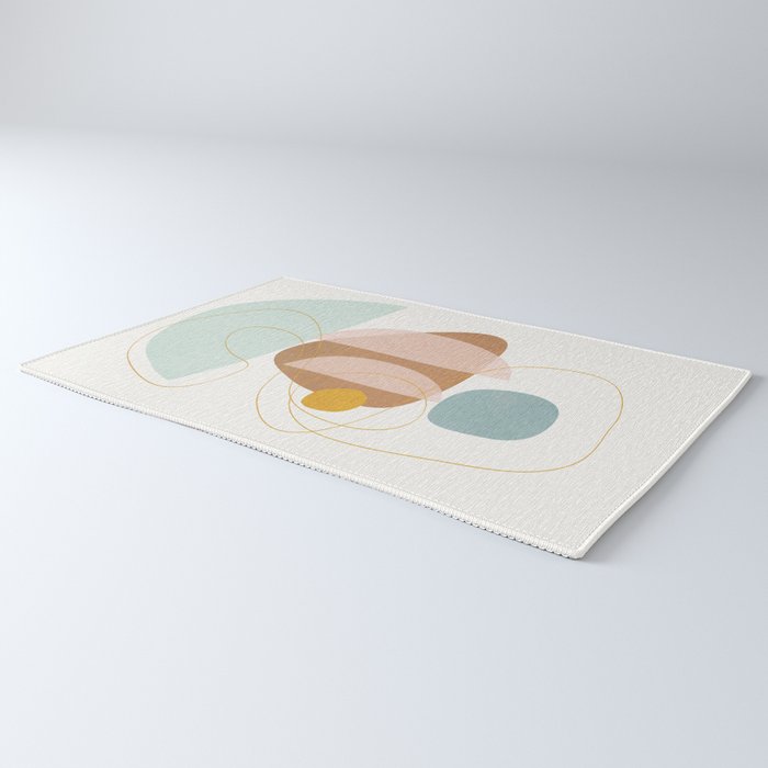Soft Abstract Shapes 13 Rug Gallery Image 3