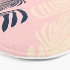 Pink Palms Bath Mat Gallery Image 3