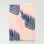 Pink Palms Stationery Card Gallery Image 2