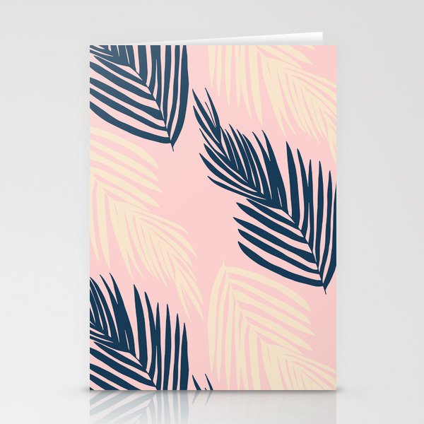 Pink Palms Stationery Card Gallery Image 2