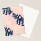 Pink Palms Stationery Card Gallery Image 2