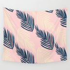 Pink Palms Wall Tapestry Gallery Image 4