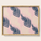 Pink Palms Serving Tray Gallery Image 1
