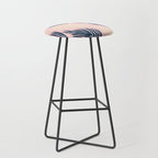 Pink Palms Stool Gallery Image 1