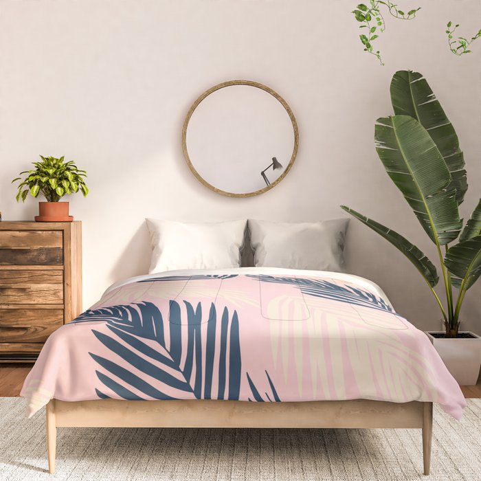 Pink Palms Comforter Gallery Image 3