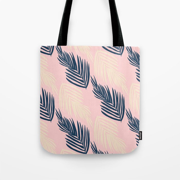 Pink Palms Tote Bag Gallery Image 1