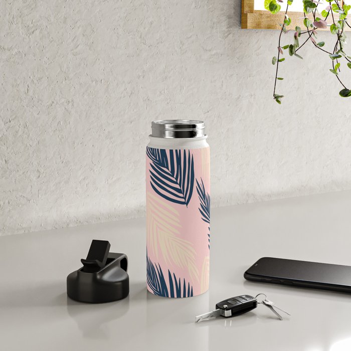 Pink Palms Water Bottle Gallery Image 4