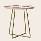 Pink Palms Side Table Gallery Image 1