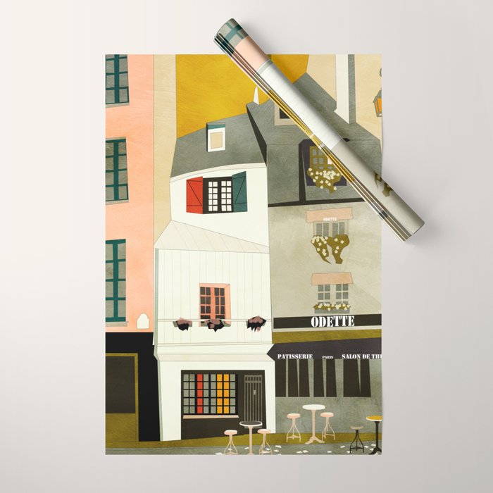 Paris Wrapping Paper Gallery Image 1