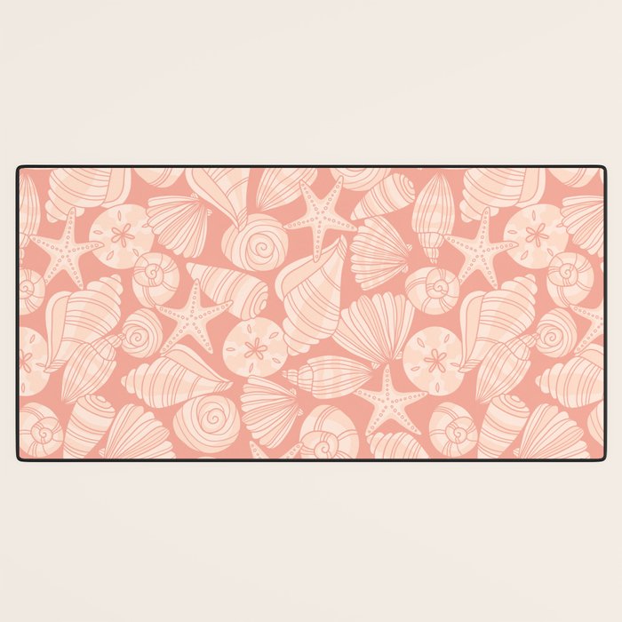 Seashells by the Seashore Desk Mat Gallery Image 3