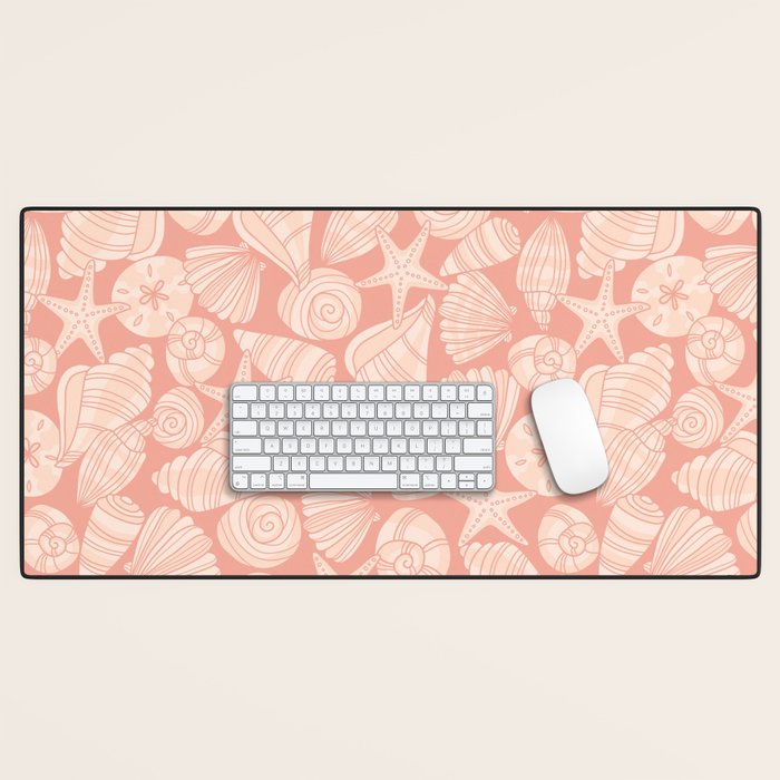 Seashells by the Seashore Desk Mat Gallery Image 1