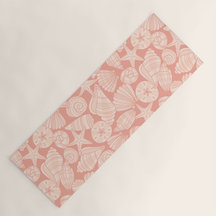 Seashells by the Seashore Yoga Mat Gallery Image 1