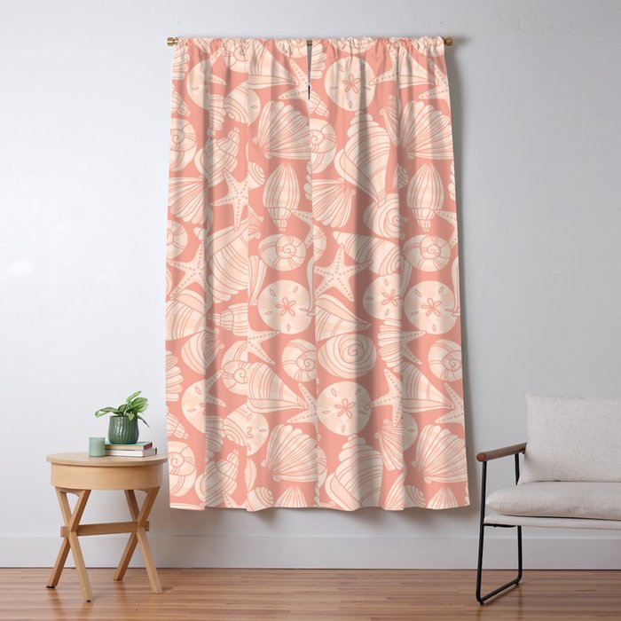 Seashells by the Seashore Window Curtain Gallery Image 5