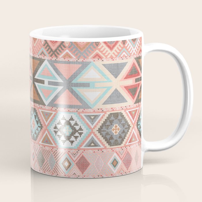 Aztec Artisan in Pink Coffee Mug Gallery Image 1