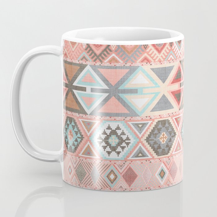 Aztec Artisan in Pink Coffee Mug Gallery Image 3