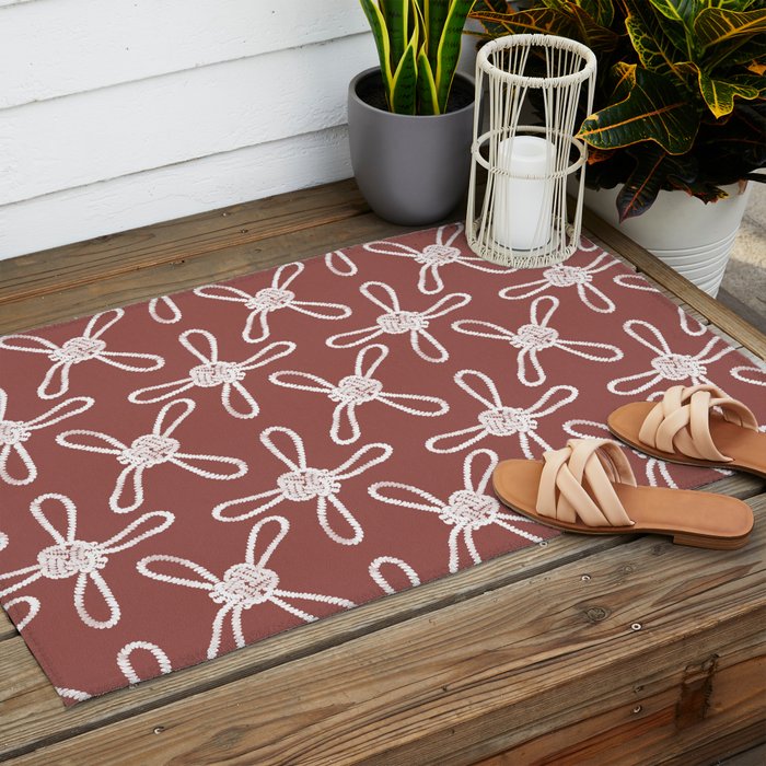 Coastal Knot Style Outdoor Rug Gallery Image 2