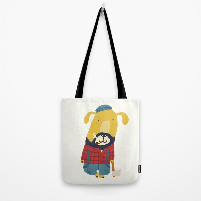 Rugged Roger - the lumberjack Tote Bag Gallery Image 2