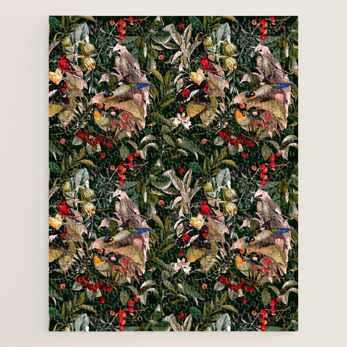 Floral and Birds XXV Jigsaw Puzzle Gallery Image 1