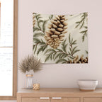 Pinecone Enchantment Wall Tapestry Gallery Image 2