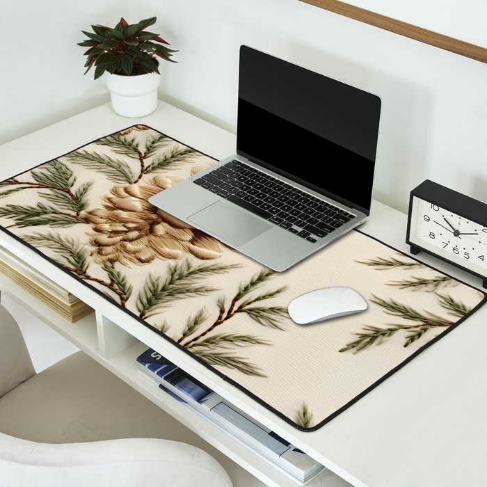 Pinecone Enchantment Desk Mat Gallery Image 2