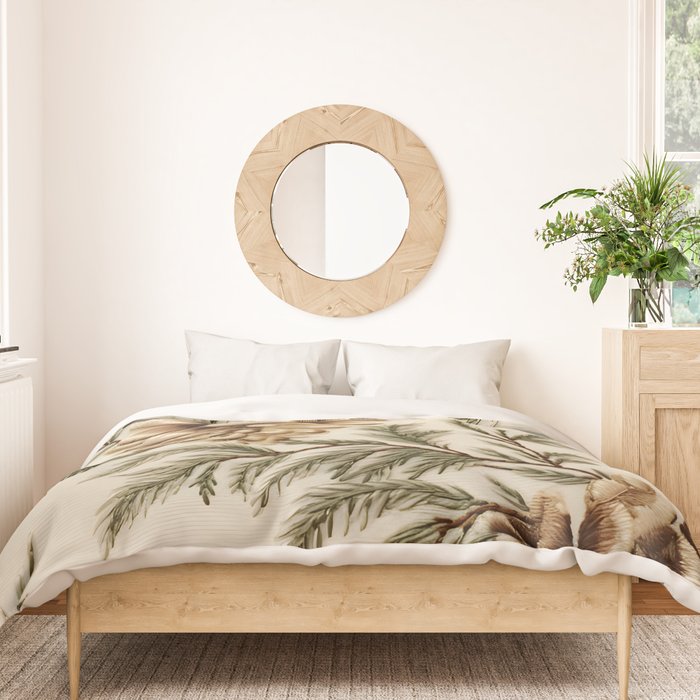 Pinecone Enchantment Duvet Cover Gallery Image 3