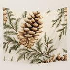 Pinecone Enchantment Wall Tapestry Gallery Image 4